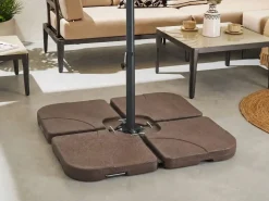 New Beliani Base per ombrellone VICCHIO 3.5 kg Nero