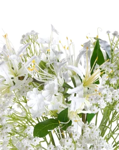 Online Beliani Bouquet di fiori artificiali VEIROS 38 cm Bianco Bianco Verde