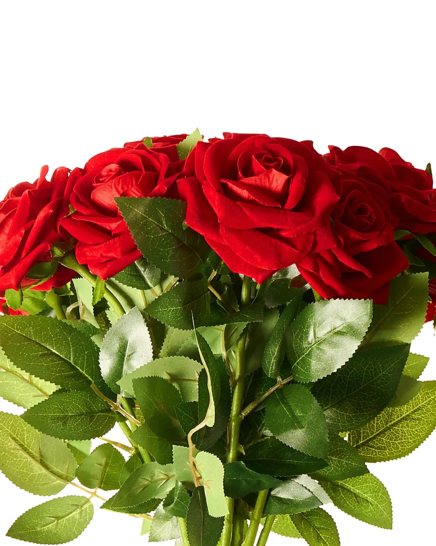 Outlet Beliani Bouquet di fiori artificiali MAFRA 60 cm Rosso Rosso Verde