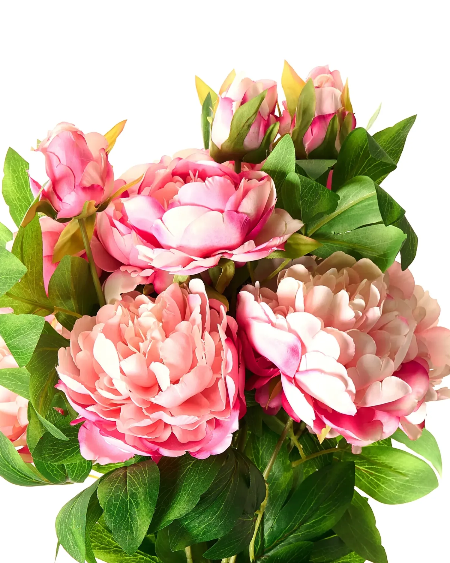 Best Beliani Bouquet di fiori artificiali COLARES 62 cm Rosa Rosa Verde