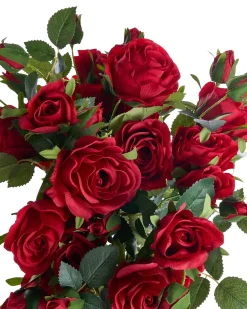 Beliani Bouquet di fiori artificiali BOIRO 65 cm Rosso Rosso Verde