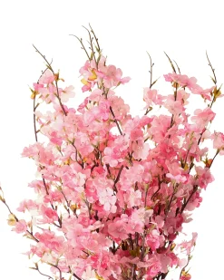 Discount Beliani Bouquet di fiori artificiali NEBRA 95 cm Rosa Marrone Rosa Verde