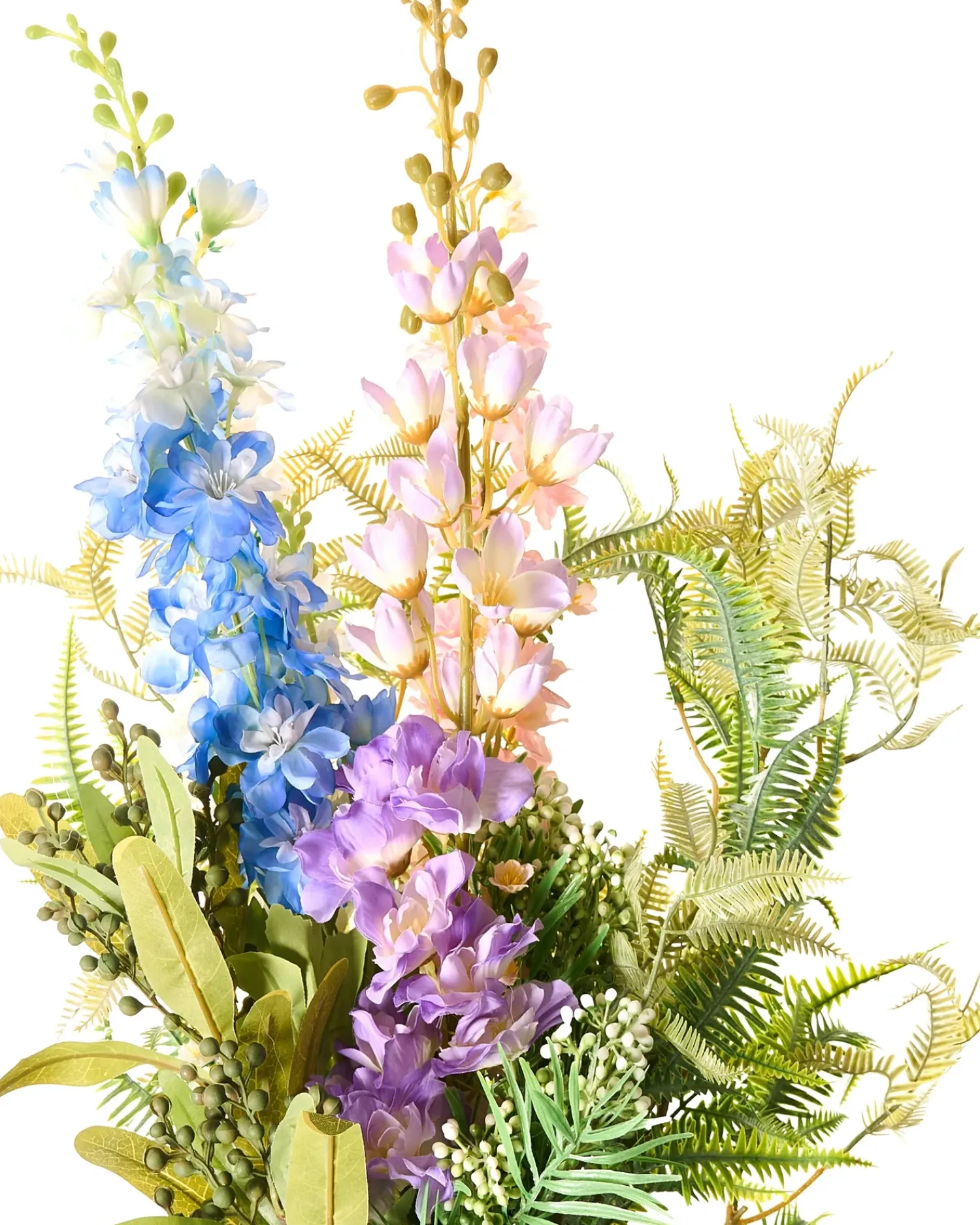 Outlet Beliani Bouquet di fiori artificiali ACHETE 80 cm Multicolore