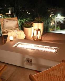 Outlet Beliani Braciere PAVO II chiaro Grigio