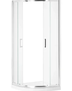 Discount Beliani Cabina doccia JUKATAN II Argento Trasparente Argento