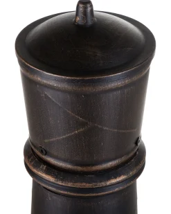 Sale Beliani Camino con Griglia TACORA Metallo Nero Ottone Oro