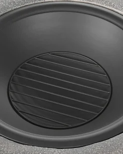 Beliani Camino con Griglia TAMBORA Cemento Grigio
