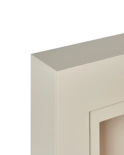 Hot Beliani Camino elettrico SAHARA Beige Beige Bianco