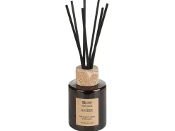 Beliani Candela Profumata con Diffusore di Fragranze DARK ELEGANCE 9 cm Marrone