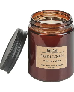 New Beliani Candela Profumata con Diffusore di Fragranze DARK ELEGANCE 9 cm Marrone
