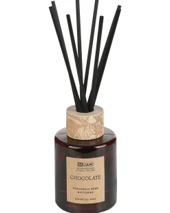 Beliani Candela Profumata con Diffusore di Fragranze DARK ELEGANCE 9 cm Marrone