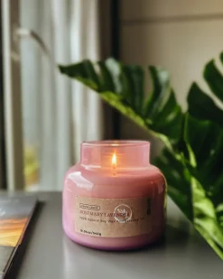 Online Beliani Candela Profumata DELIGHT BLISS Cera di Soia Note fresche Rosa