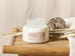 Best Beliani Candela Profumata DELIGHT BLISS Cera di Soia Note fresche Bianco