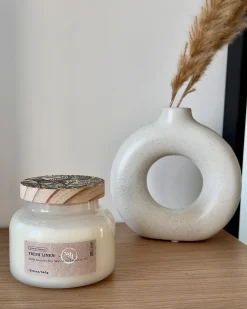 Best Beliani Candela Profumata DELIGHT BLISS Cera di Soia Note fresche Bianco