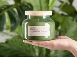 Sale Beliani Candela Profumata DELIGHT BLISS Cera di Soia Note fruttate Verde