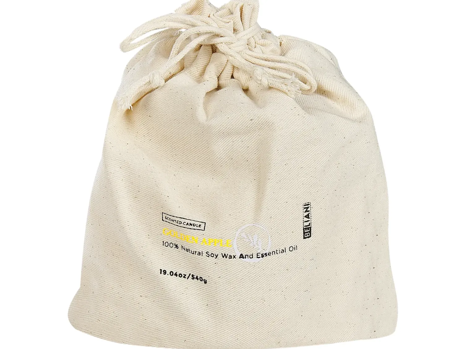 Sale Beliani Candela Profumata DELIGHT BLISS Cera di Soia Note fruttate Giallo