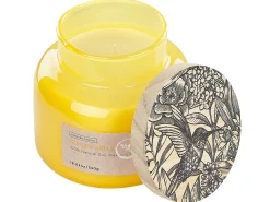 Sale Beliani Candela Profumata DELIGHT BLISS Cera di Soia Note fruttate Giallo