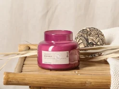 New Beliani Candela Profumata DELIGHT BLISS Cera di Soia Note fruttate Viola