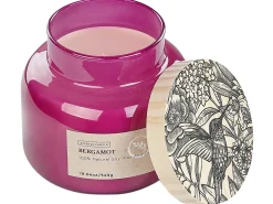 New Beliani Candela Profumata DELIGHT BLISS Cera di Soia Note fruttate Viola