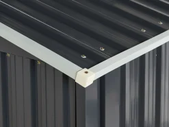 Discount Beliani Capanno per gli attrezzi AOSTA 270 cm 105 cm Nero Grigio