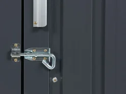 Discount Beliani Capanno per gli attrezzi AOSTA 270 cm 105 cm Nero Grigio