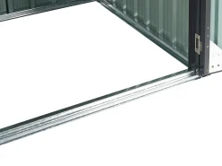 Discount Beliani Capanno per gli attrezzi AOSTA 270 cm 105 cm Nero Grigio