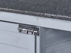 Sale Beliani Capanno per gli attrezzi CENGIO 130 cm 57 cm Grigio Grigio Nero