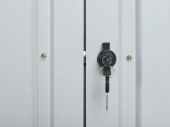 Discount Beliani Capanno per gli attrezzi MOENA 158 cm 96 cm chiaro Grigio