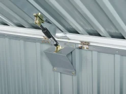 Discount Beliani Capanno per gli attrezzi MOENA 158 cm 96 cm chiaro Grigio
