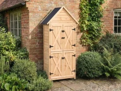 Sale Beliani Capanno per gli attrezzi SENIGA 85 cm 46 cm Naturale Naturale Nero
