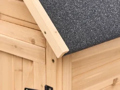 Sale Beliani Capanno per gli attrezzi SENIGA 85 cm 46 cm Naturale Naturale Nero