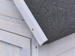 Best Beliani Capanno per gli attrezzi SENIGA 85 cm 46 cm Grigio Grigio Nero