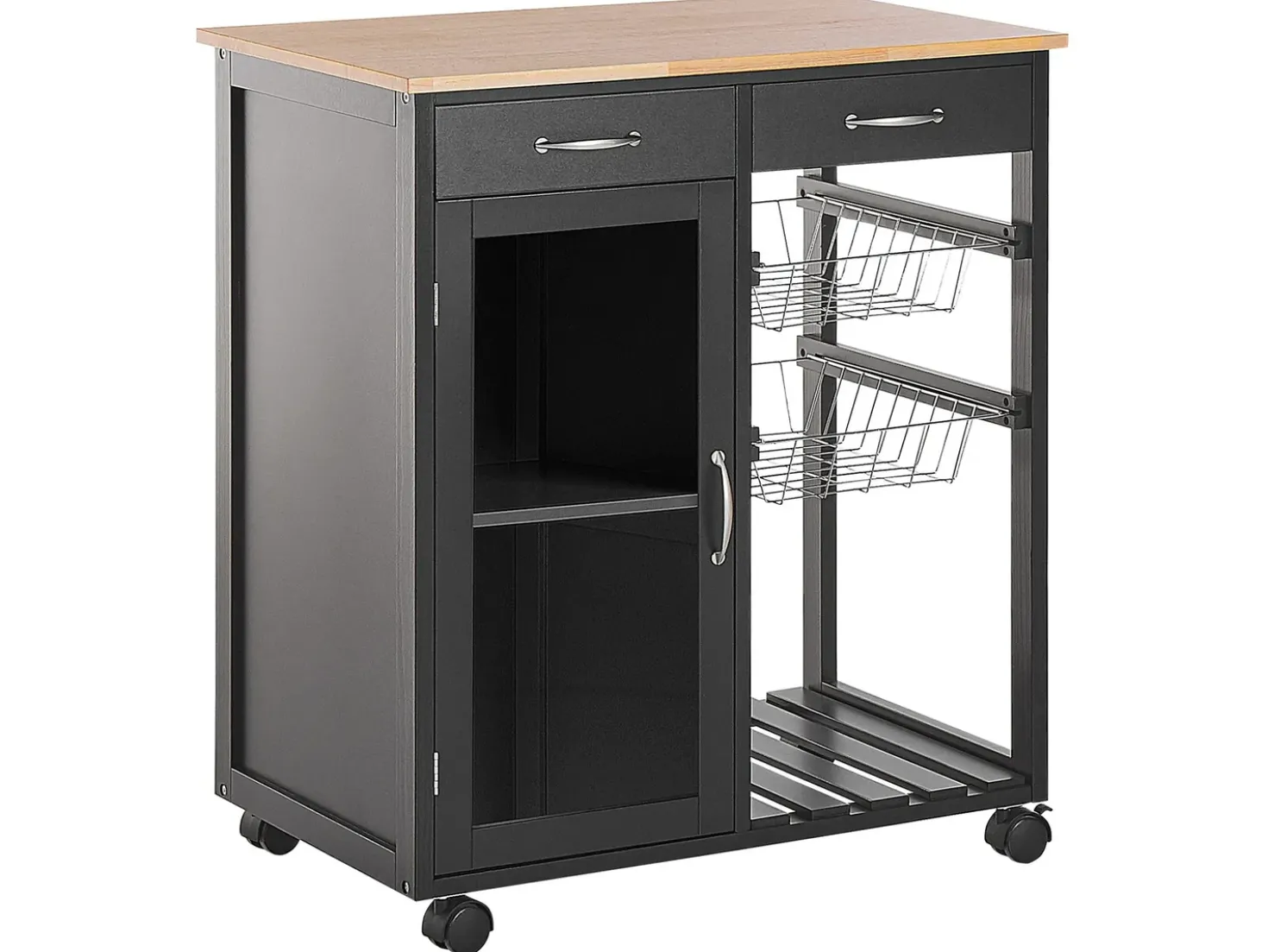 Carrello portavivande BOVES Nero