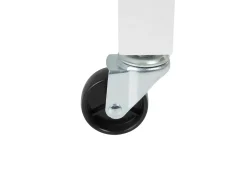 Sale Beliani Carrello portavivande NAVARINO Legno Bianco Bianco Marrone