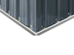 Hot Beliani Casetta da giardino ACILIA 174 cm 110 cm Grigio grafite Bianco Grigio