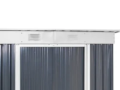 Hot Beliani Casetta da giardino ACILIA 174 cm 110 cm Grigio grafite Bianco Grigio
