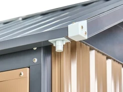 Best Beliani Casetta da giardino NOCCIANO 220 cm Marrone Marrone Grigio