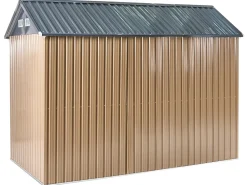 Best Beliani Casetta da giardino NOCCIANO 220 cm Marrone Marrone Grigio