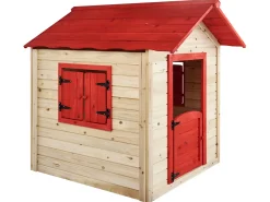 Online Beliani Casetta da giardino PELOPIO Legno di abete Marrone chiaro Marrone Rosso