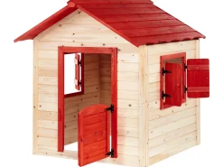 Online Beliani Casetta da giardino PELOPIO Legno di abete Marrone chiaro Marrone Rosso
