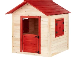 Online Beliani Casetta da giardino PELOPIO Legno di abete Marrone chiaro Marrone Rosso