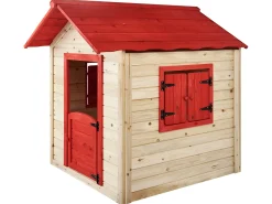 Online Beliani Casetta da giardino PELOPIO Legno di abete Marrone chiaro Marrone Rosso