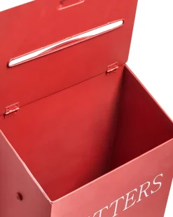 Hot Beliani Cassetta postale di Natale FORSSA 30 cm Rosso