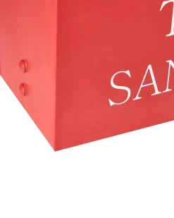 Hot Beliani Cassetta postale di Natale FORSSA 30 cm Rosso