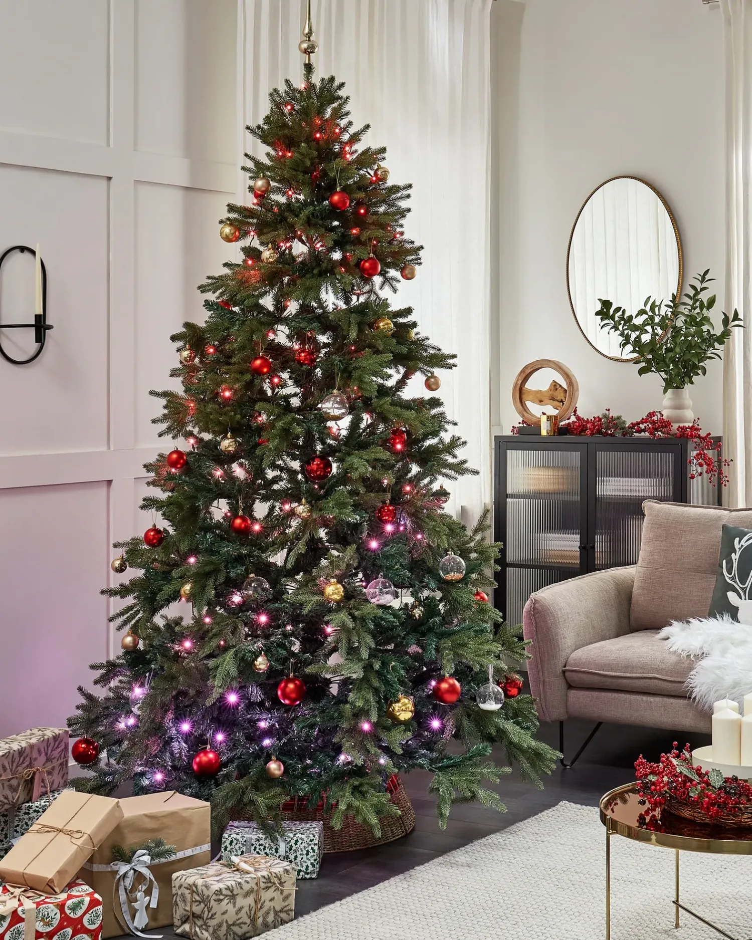 Sale Beliani Catena luminosa Smart LED con App IGALIKU 27 m Multicolore