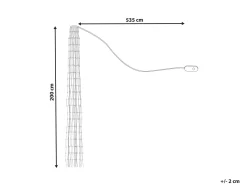 Discount Beliani Catena luminosa Smart LED con App SAARLOQ 2 m Multicolore