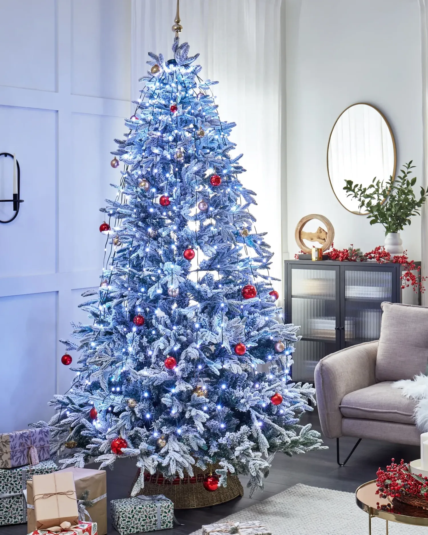 Discount Beliani Catena luminosa Smart LED con App SAARLOQ 2 m Multicolore