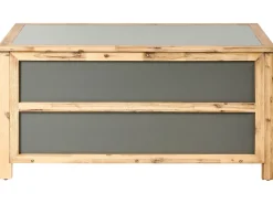 Beliani Cesta ACATE 121 cm 72 cm Grigio Marrone Grigio