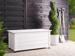 Outlet Beliani Cesta CAMPALTO 113 cm 50 cm Bianco