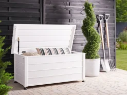 Outlet Beliani Cesta CAMPALTO 113 cm 50 cm Bianco